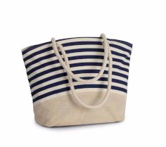 SAC SHOPPING STYLE MARIN EN TOILE DE JUTE KI0283 30Y.KI.447